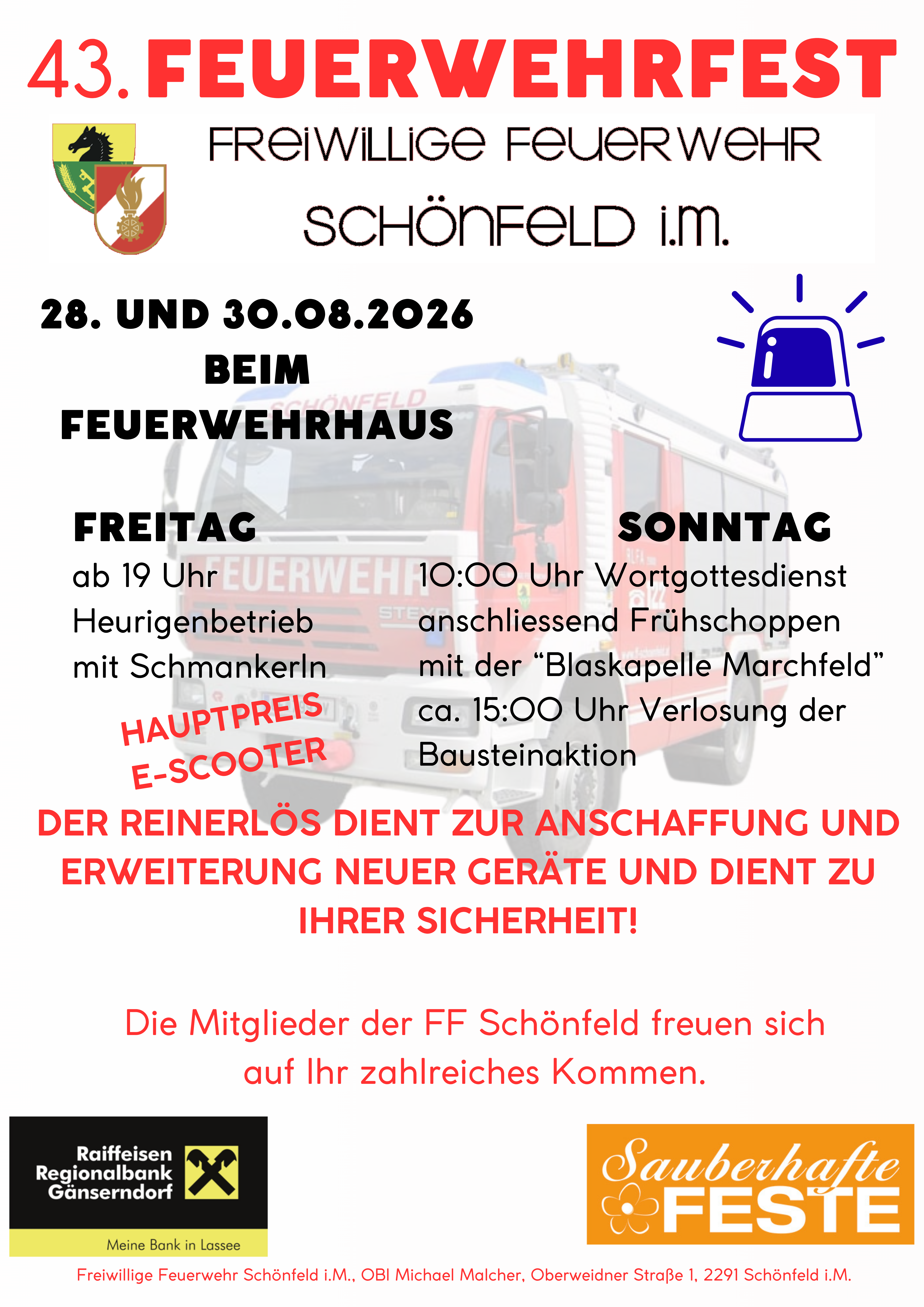 Feuerwehrfest 2026